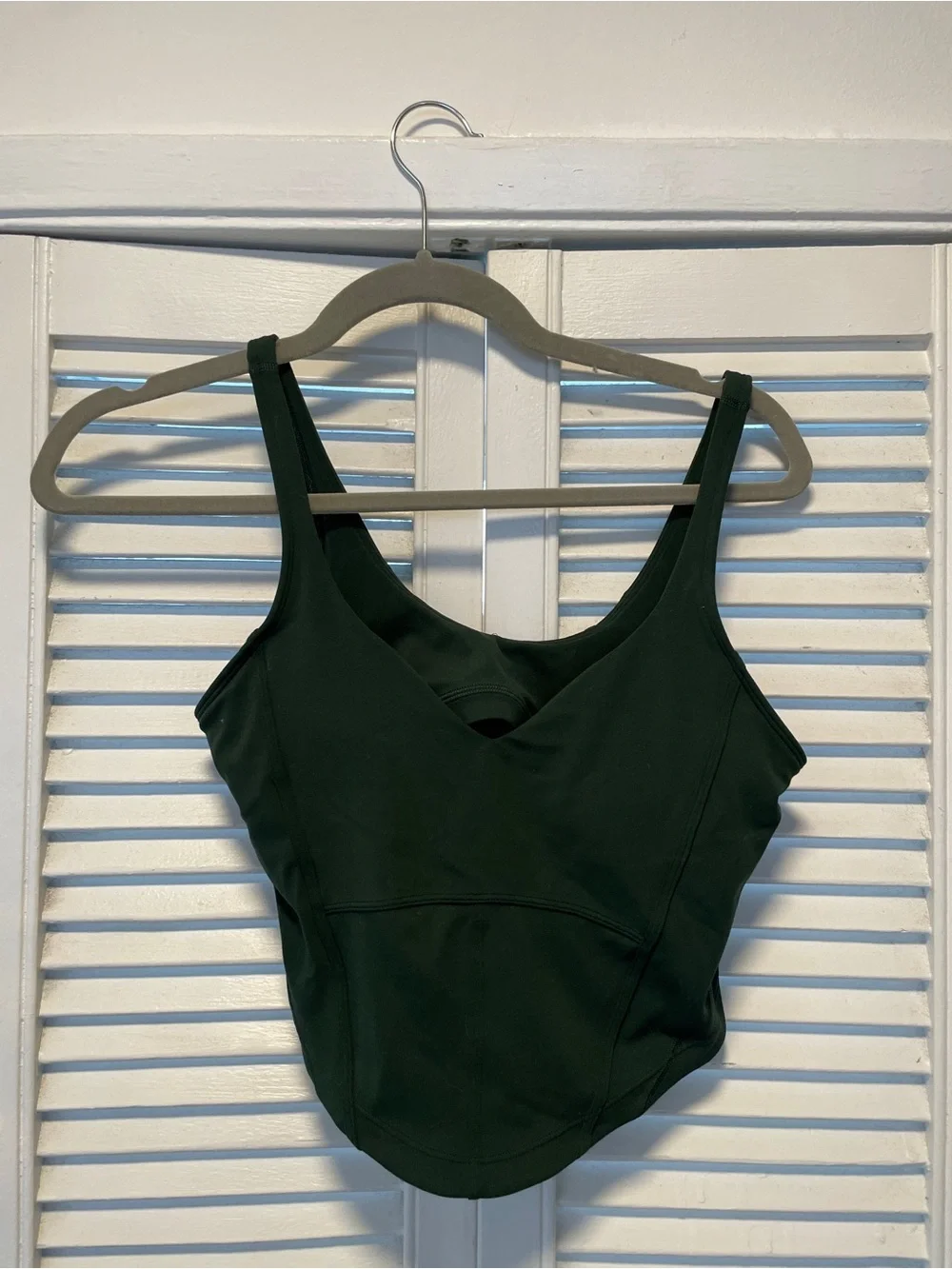 Lululemon Align Corset tank top - varsity green